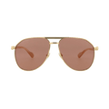 Gucci Aviator Sunglasses — Gold