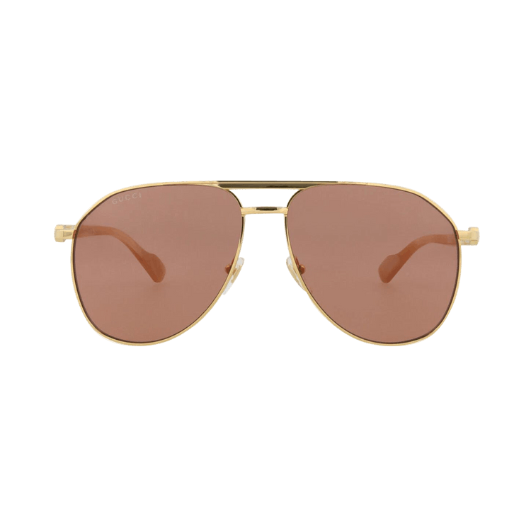 Gucci Aviator Sunglasses — Gold