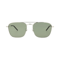 Saint Laurent Aviator Sunglasses — Silver