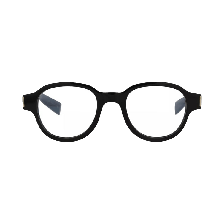 Saint Laurent Round Sunglasses — Black