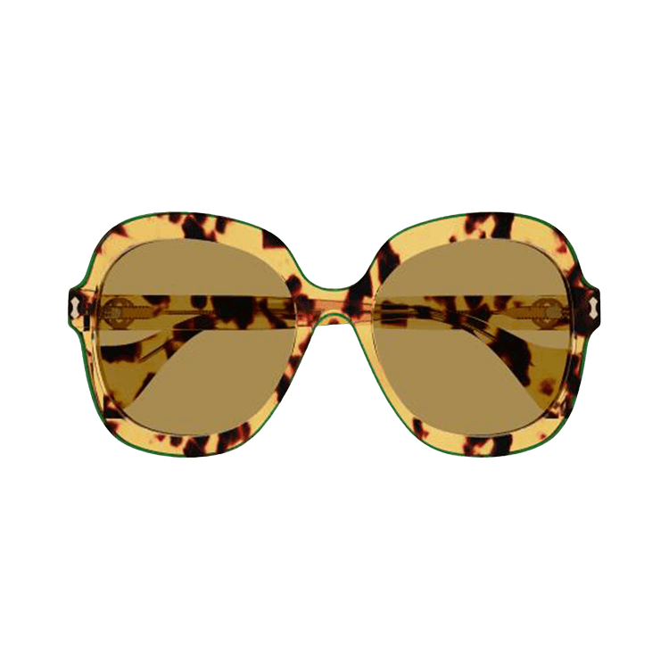 Gucci Oversized Sunglasses — Brown