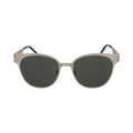 Saint Laurent Round Sunglasses — Silver