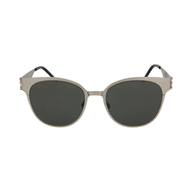 Saint Laurent Round Sunglasses — Silver