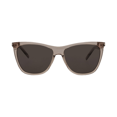 Saint Laurent Square Sunglasses — Brown