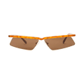 The Attico Aria Sunglasses — Yellow