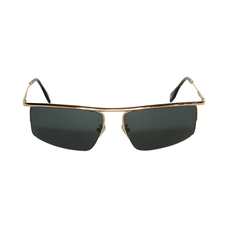 Fendi Rectangular Sunglasses — Gold