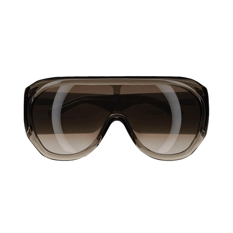 Phoebe Philo Bombé Oversized Frame Sunglasses — Brown