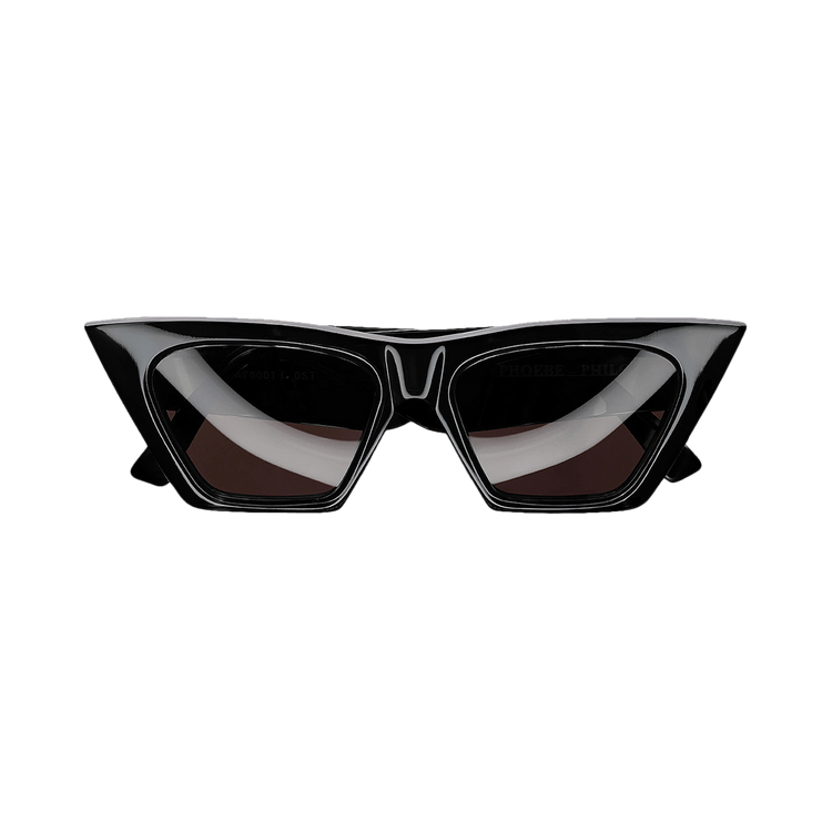 Phoebe Philo Peak Sunglasses — Black