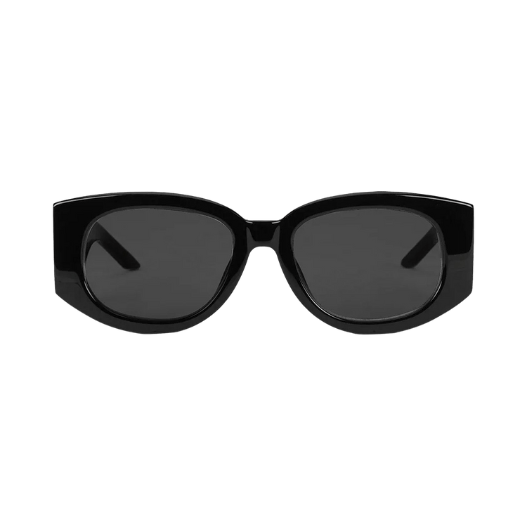 Casablanca Oval Sunglasses — Black