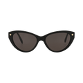 Alexander McQueen Cat Eye Sunglasses — Black