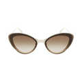 Alexander McQueen Cat Eye Sunglasses — Gold