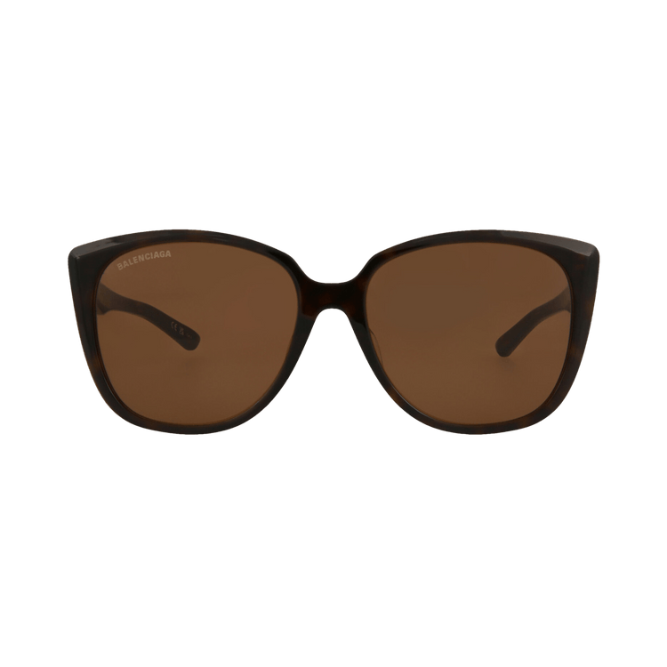 Balenciaga Square Sunglasses — Brown