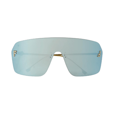 Fendi Shield Sunglasses — Gold
