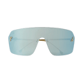 Fendi Shield Sunglasses — Gold