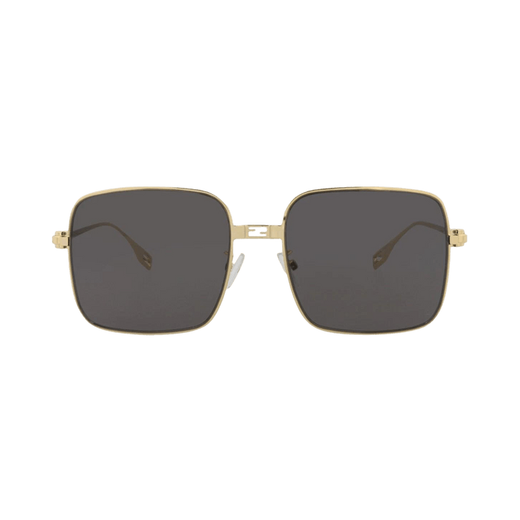 Fendi Square Sunglasses — Gold