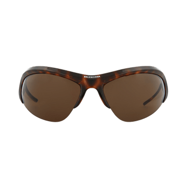 Balenciaga Shield Bio Injection Sunglasses — Brown