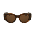 Balenciaga Round Sunglasses — Brown