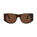 Fendi Round Sunglasses — Brown