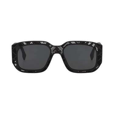 Fendi Square Injection Sunglasses — Black