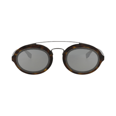Fendi Aviator Sunglasses — Brown
