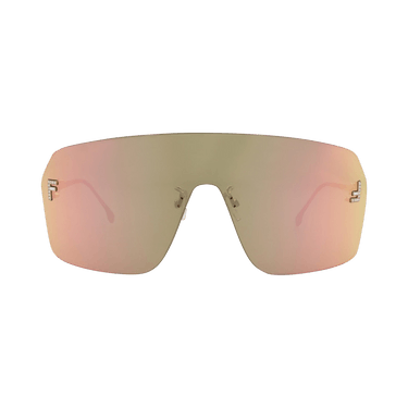 Fendi Shield Sunglasses — Gold
