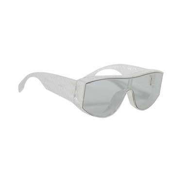 Fendi Shield Injection Sunglasses — Silver