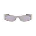 Givenchy Shield Sunglasses — Silver