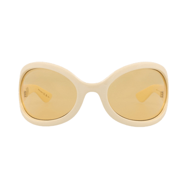 Gucci Shield Injection Sunglasses — White