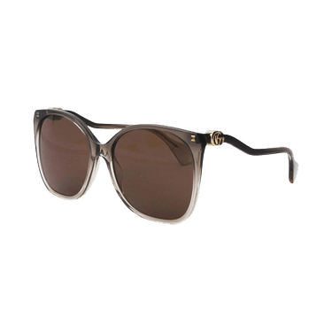Gucci Square Sunglasses — Brown