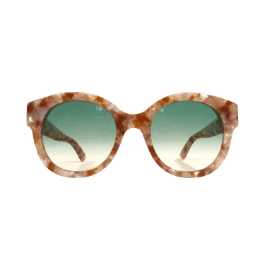 Gucci Round Sunglasses — Tan