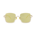 Gucci Square Sunglasses — Gold