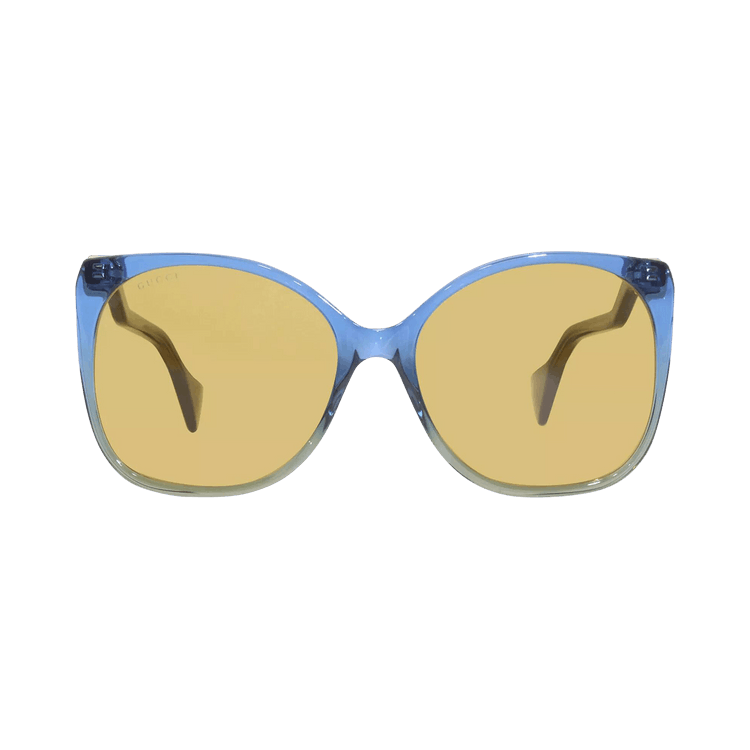 Gucci Square Sunglasses — Blue