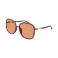Gucci Round Injection Sunglasses — Pink