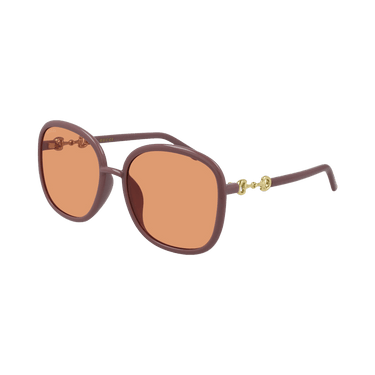 Gucci Round Injection Sunglasses — Pink