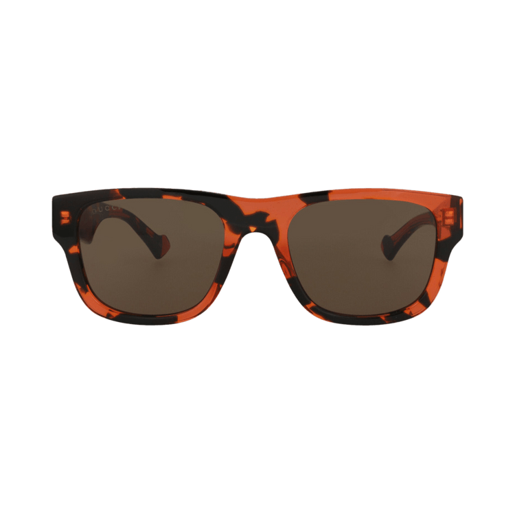 Gucci Square Sunglasses — Brown