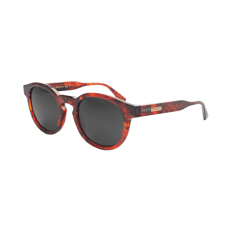 Gucci Round Sunglasses — Brown