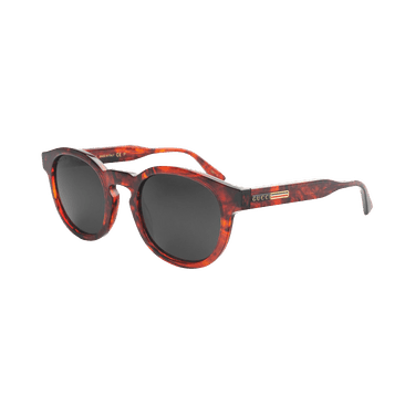 Gucci Round Sunglasses — Brown