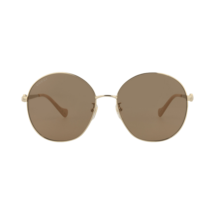 Gucci Round Sunglasses — Gold