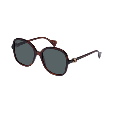 Gucci Round Sunglasses — Brown