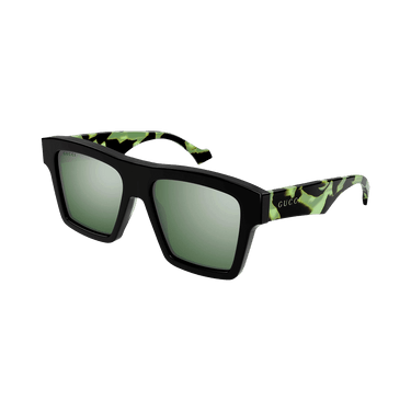 Gucci Square Sunglasses — Black