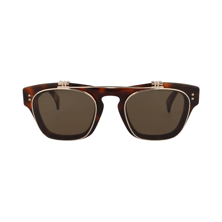 Kenzo Square Sunglasses — Brown