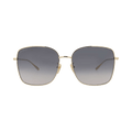 Gucci Square Sunglasses — Gold