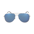 Saint Laurent Aviator Style Sunglasses — Silver