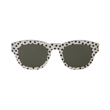 Saint Laurent Round Sunglasses — Silver