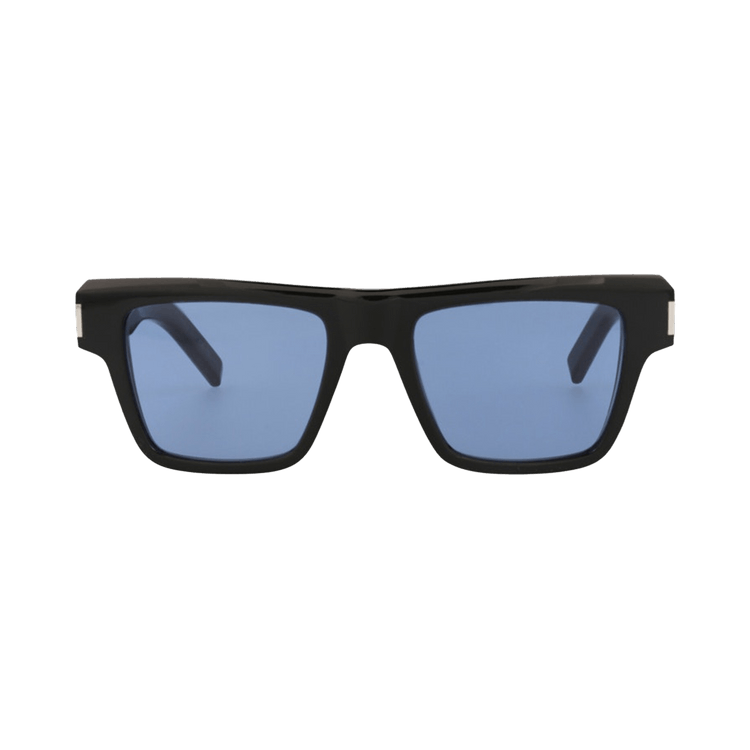 Saint Laurent Square Sunglasses — Black