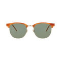 Saint Laurent Round Sunglasses — Brown