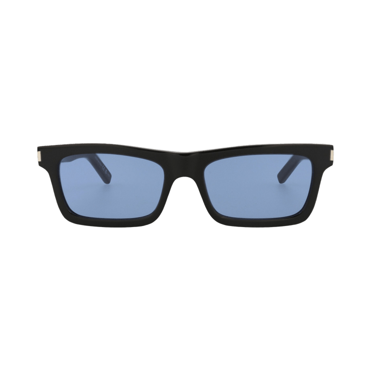 Saint Laurent Square Sunglasses — Black