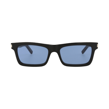 Saint Laurent Square Sunglasses — Black
