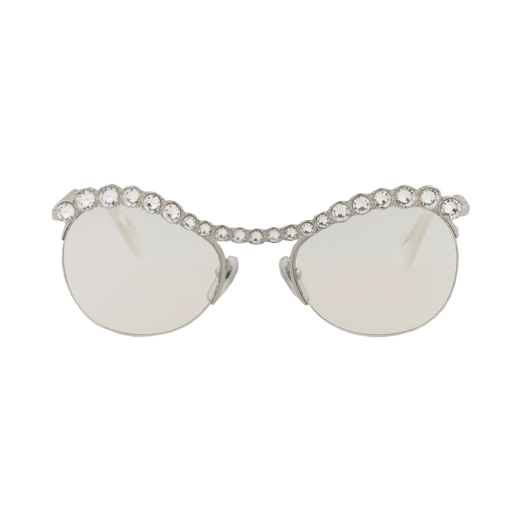 Gucci Round Sunglasses — Silver