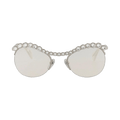 Gucci Round Sunglasses — Silver
